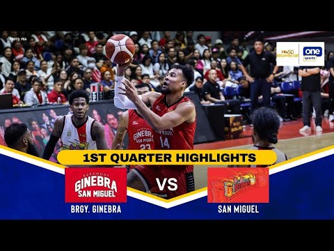 BRGY. GINEBRA vs. SAN MIGUEL | 1ST QUARTER HIGHLIGHTS | SEMIS GAME 5 | PBA SEASON 50 PHILIPPINE CUP