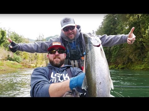 Awesome Day Of Winter Steelhead Fishing! (He PRANKED Me Good!!)