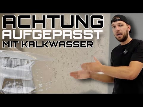 UNBEDINGT DARAUF ACHTEN ! Kalk-Flecken der Feind jeder Keramik-Beschichtung ! Aufbereitung AUDI