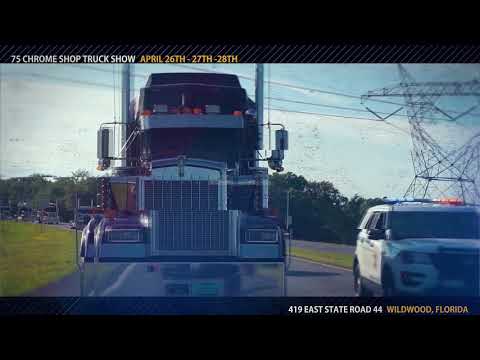 75 Chrome Shop Truck Show & Big Rig Convoy