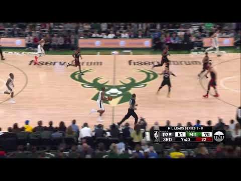 Khris Middleton All Game Actions 05/17/19 Toronto Raptors vs Milwaukee Bucks Game 2 Highlights