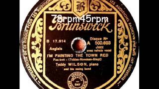 I´m painting the Town red   Teddy Wilson mit Billie Holiday