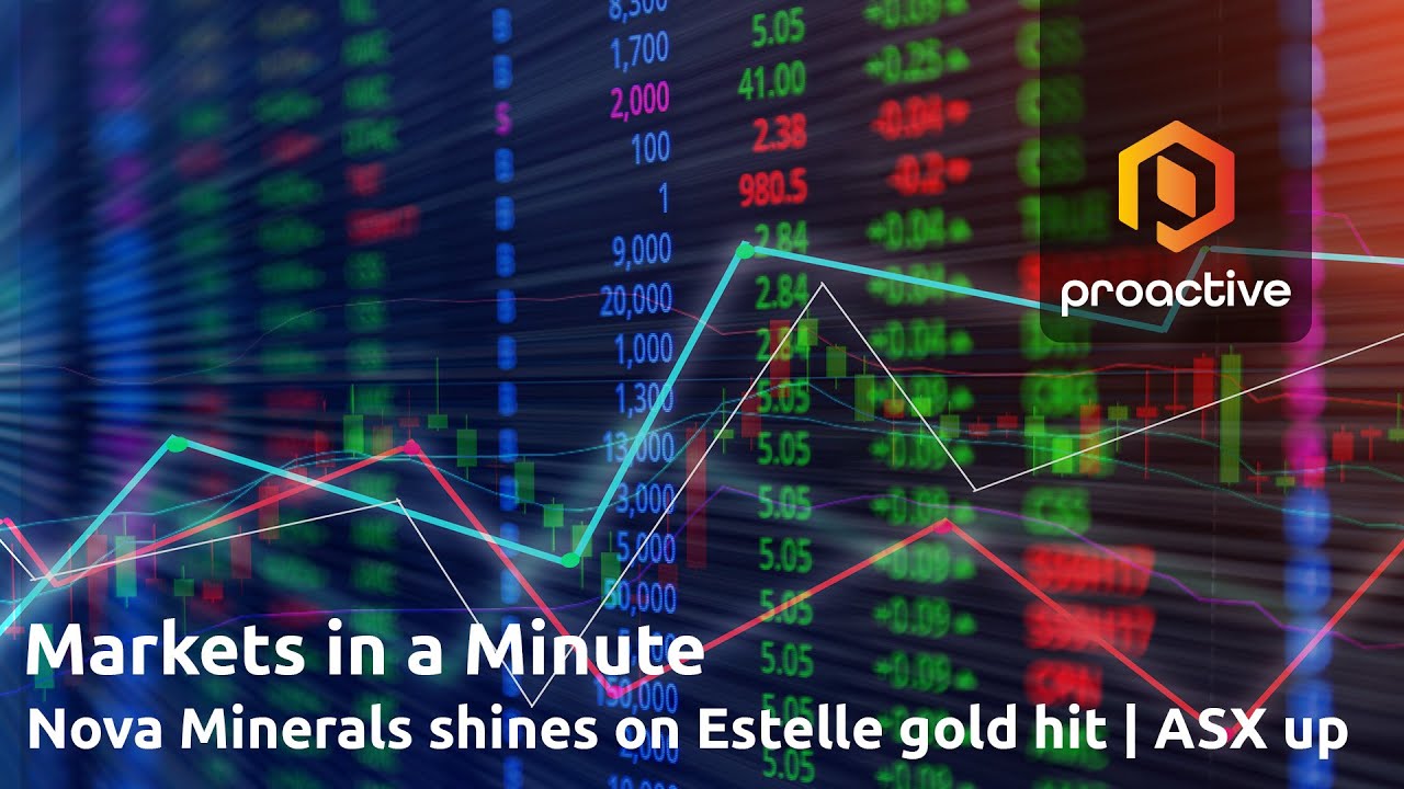 Markets in a Minute: Nova Minerals rallies, energy sector slumps 