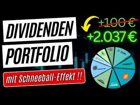 Wie Du ein MEGA Dividenden Portfolio aufbaust! (mit wenig Geld)