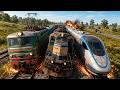 Extreme Train Crashes 1 Accidents At The Station BeamNG Drive