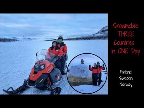 Snowmobile Three Countries | Snowmobile Kilpisjärvi, Finland