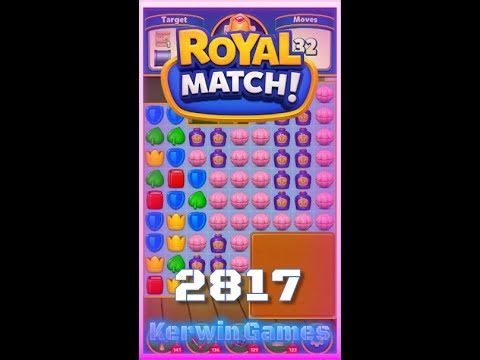 Royal Match Level 2817 - No Boosters Gameplay