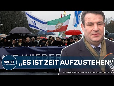DEMO GEGEN ANTISEMITISMUS: Hubertus Heil stellt klar - "Nie wieder ist jetzt"