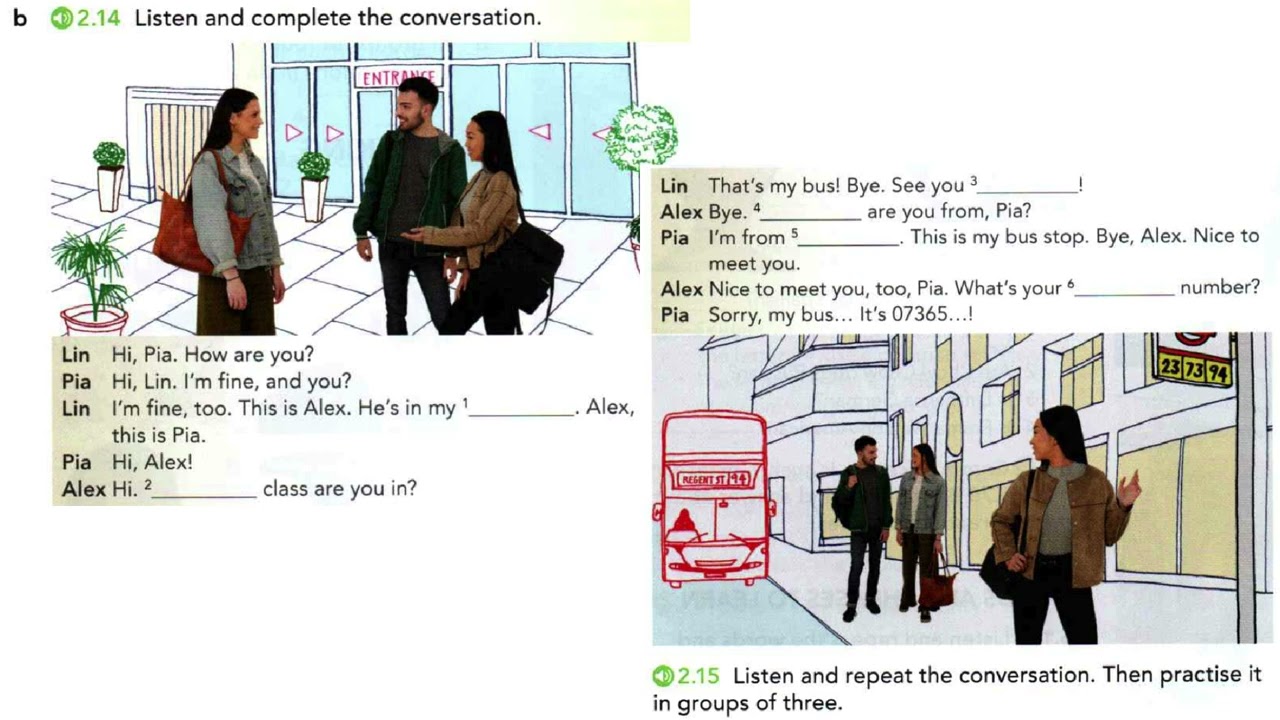 English File beginner 4th edition SB_2.14