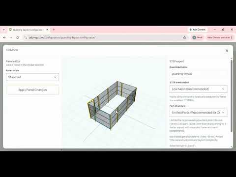 AMGS Full Guarding Layout Configurator Tool Demo
