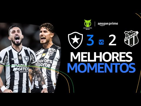Gols e lances de Botafogo x Ceará