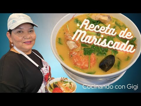 Receta de Sopa de Mariscos o Mariscada | Cocinando con Gigi