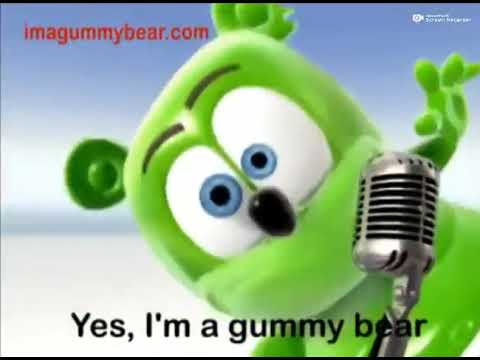 The Gummy Bear Song Instrumental With Lyrics Gummibär The Gummy Bear