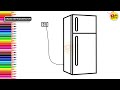 How To Draw Refrigerator LBA Drawings