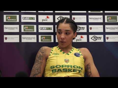 2021.11.02. Sopron Basket - Dynamo Kursk, Gabby értékel