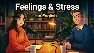 How to Talk About Feelings and Stress in English | Easy English Conversation Practice