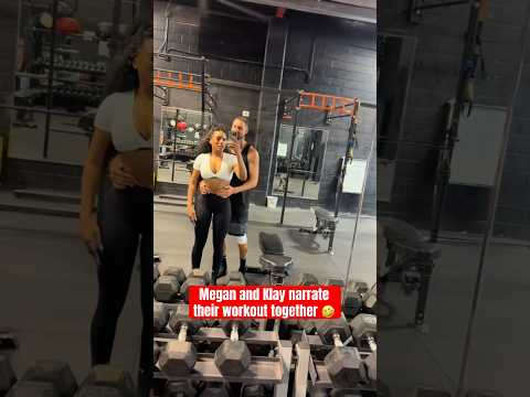 Meg Thee Stallion and Klay Thompson working out together 😭