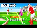 I Built A Mini Golf Course In My House