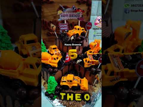 #eksavator #tartcustom #birthdaycake #hasnabrownie