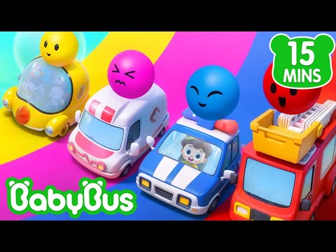 Capa de Quarto Carros Coloridos | Sim! Neo | Músicas Infantis & Canções Infantis 🐼 por BabyBus