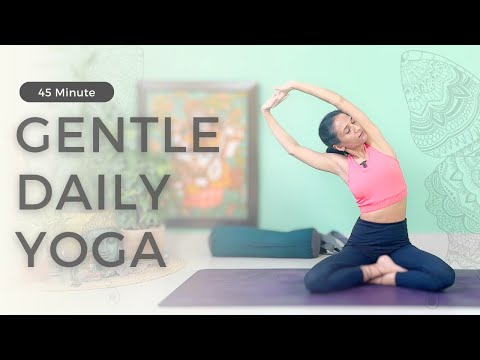 45 Min Gentle Yoga | Gentle Yoga Stretches | Gentle Yoga for Seniors & Beginners both