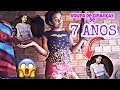 Experimentando Roupas De Crianças De 7 Anos