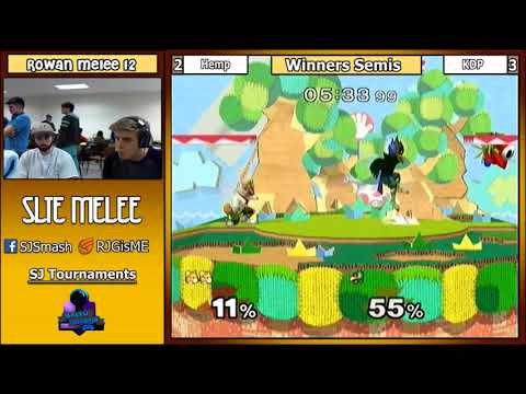 Rowan SSBM 12: Mike (Fox) Vs. Zibosta (Falco) - Losers R2