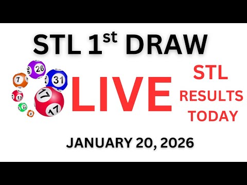 STL  1st  DRAW RESULTS  10:30 AM LIVE DRAW  JANUARY  20,  2026