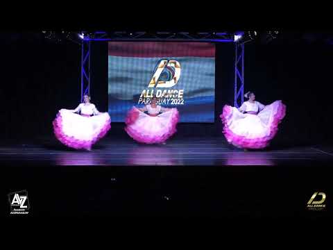 Paraguayas Juky-Danza Paraguaya Proyección-Trío-Bailan Sindy, Elen y Nanghely