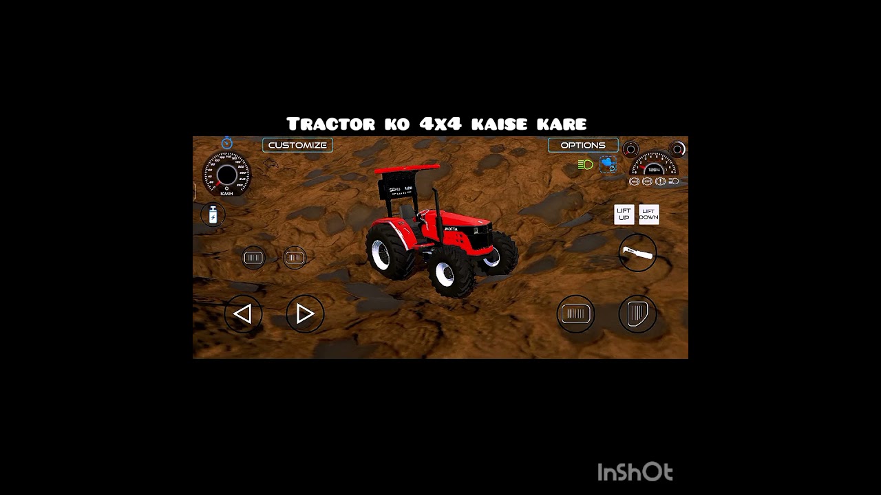 Tractor ko 4x4 kaise kare in Indian vehicle simulator 3D #automobile #shortsfeed #trendingsong