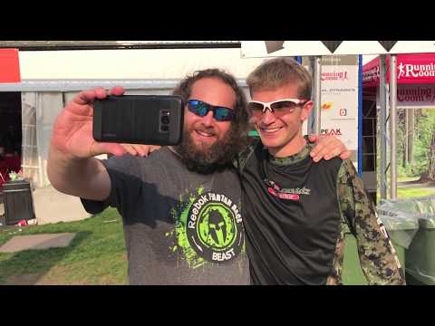 Tommy at the Canada Army Run race kit pick up meeting friends new and old