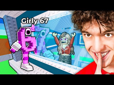 Trolling Little Sister With MODDED Steal A Brainrot!!