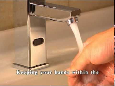 Manual/auto sensor sink faucet