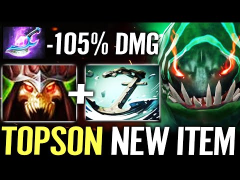 🔥 TOPSON Tidehunter NEW ITEM — Wraith Pact + Smash Anchor 105% Damage Reduction Meta Dota 2 Pro