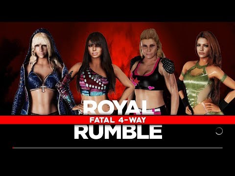 WWE 2K18 - Michelle McCool VS Layla VS Natalya VS Eve Torres
