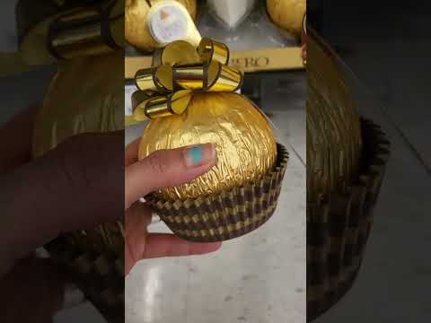 Grand ferrero Rocher chocolate|Nice for presents in christmas #shorts #ferrero_rocher