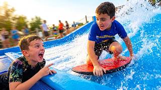 Water Park Adventure for Kids 💦 Epic Surfing Adventure 🏄🏽‍♀️ Family Fun ☀️