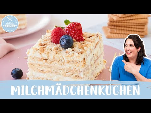 Milchmädchenkuchen 🍰✨| Milchmädchenkuchen ohne Backen | Einfach Backen