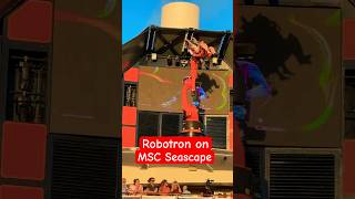 Robotron shaking people to the max! #Msccruises.us #staystrongandembracethejourney