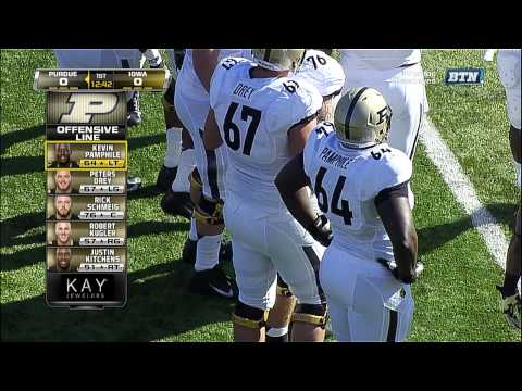 Kay Jewelers - Starting Offense Purdue - 11/10/12 Iowa vs. Purdue Football