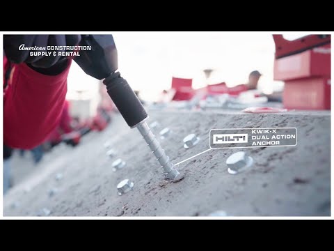 Hilti Kwik-X Dual Action Anchor