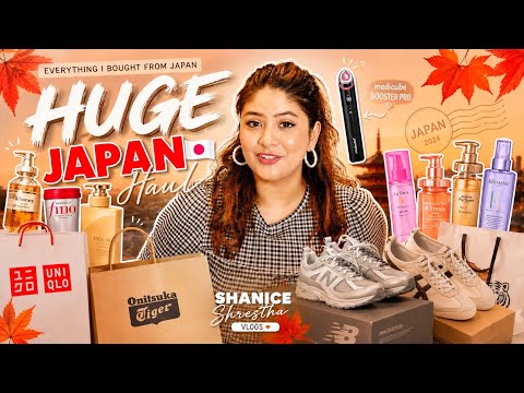 JAPAN Shopping Haul| skincare,haircare, Onitsukas, Uniqlo etc