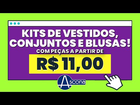 VESTIDOS POR R$11,00! COMECE A REVENDER COM R$110,00! COMPRE S/ CNPJ - EMPREENDA COM MODA INFANTIL!