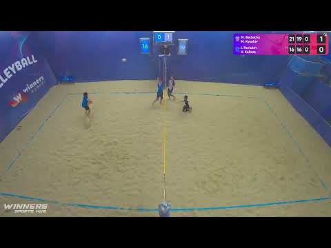 08:10 M. Bedukha / M. Kyselov - I. Horiaiev / V. Kelbas 31.03.2023 | Winners Beach Volleyball