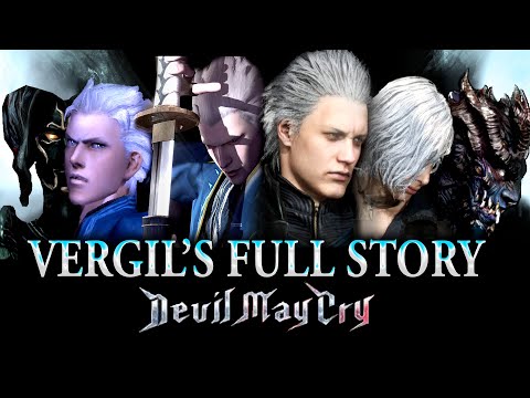All Vergil Cutscenes in Timeline Order | Including Bossfights and Visions of V manga | Devil May Cry