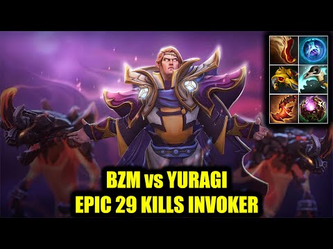 🔥 EPIC 29 KILLS INVOKER - OG Duel - bzm vs Yuragi Sniper - Dota 2 Pro Highlights