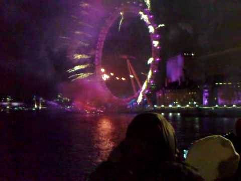 London 2009/2010 New Years firefworks