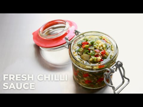 Fresh Raw Chilli Sauce | A spicy useful condiment