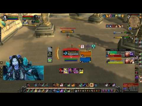WoW Legion 7.1.5 Arena 2v2 - RSham Boomie VS WW Boomie 1800mmr - did they que wrong spec? :o