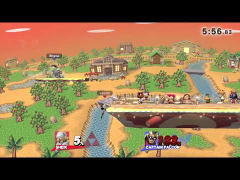 CW Feb'15 Smash 4 Singles - Winners R3 - Ledge (Sheik) vs Rhyno (Falcon)